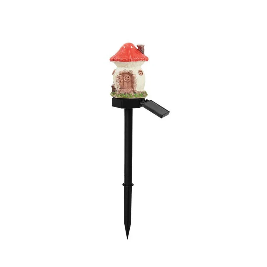 LED Solar Lawn Light Miniature Fairy House Decor - Smarsty