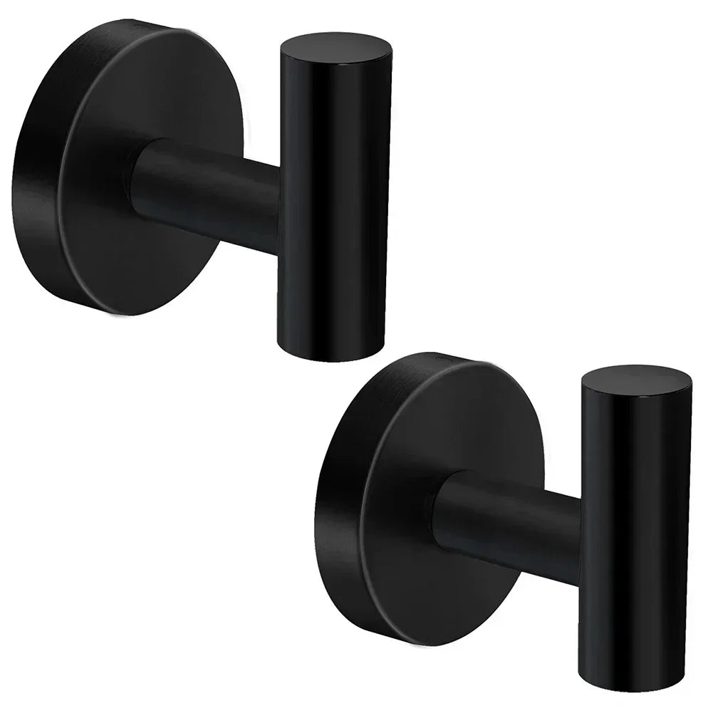Stainless Steel Towel Hooks for Secure Bathroom Organization - Smarsty