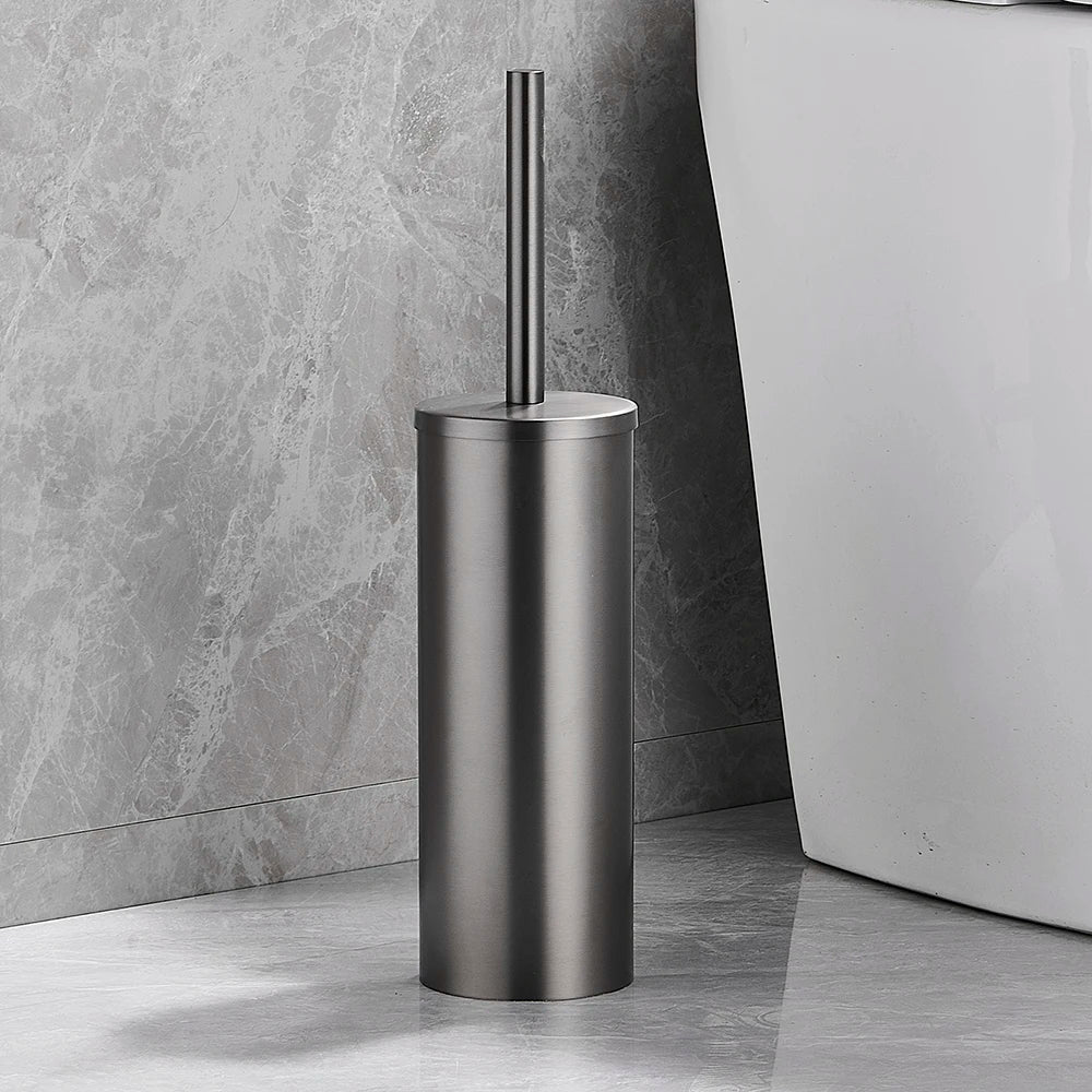 Stainless Steel Wall Mounted Toilet Brush Holder Accessory - Smarsty
