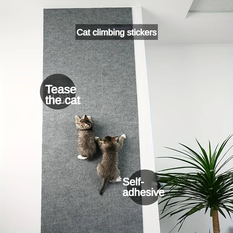 Wall Mounted Cat Scratching Pad Durable Non Slip Design - Smarsty