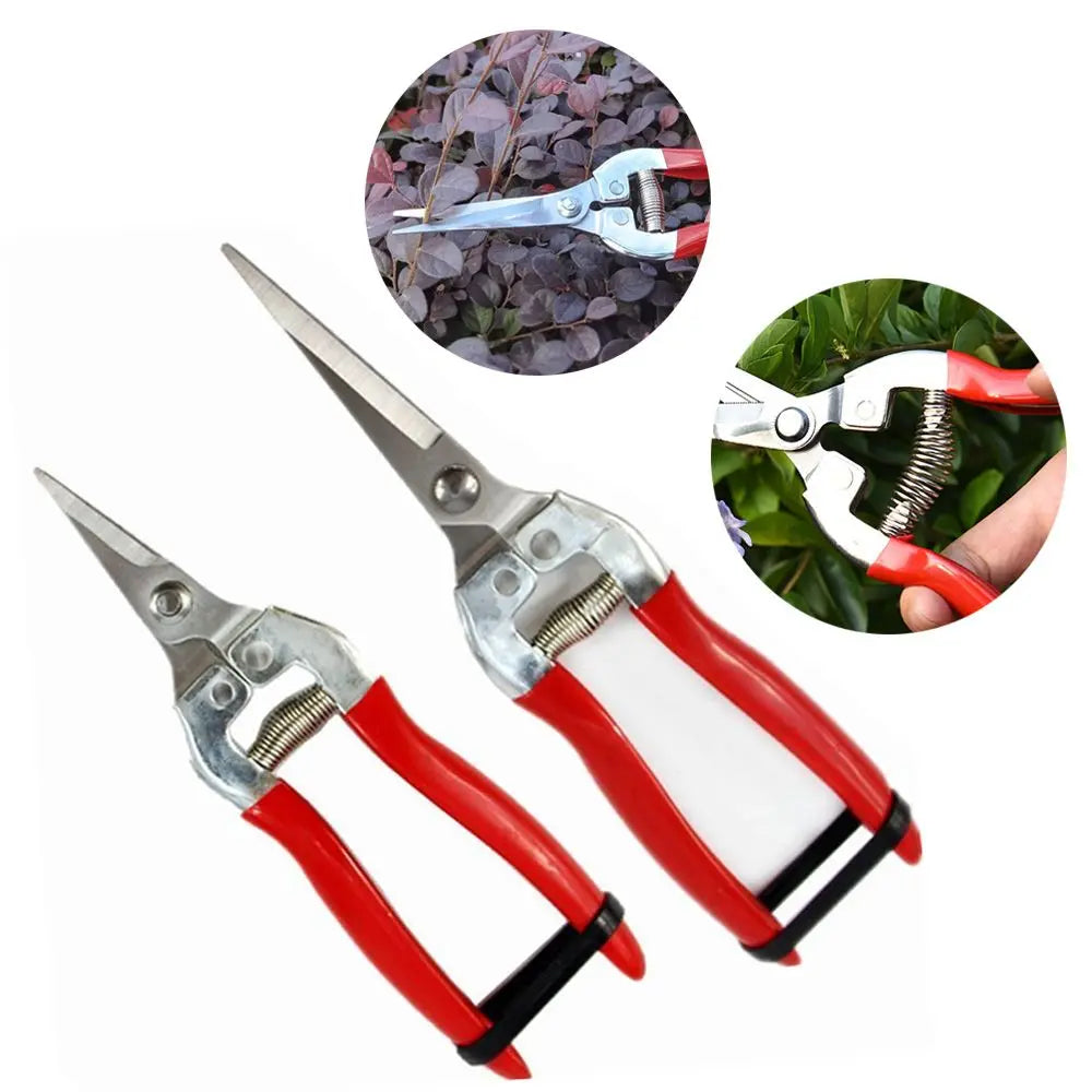 Ergonomic Gardening Hand Pruner with Stainless Steel Blades - Smarsty