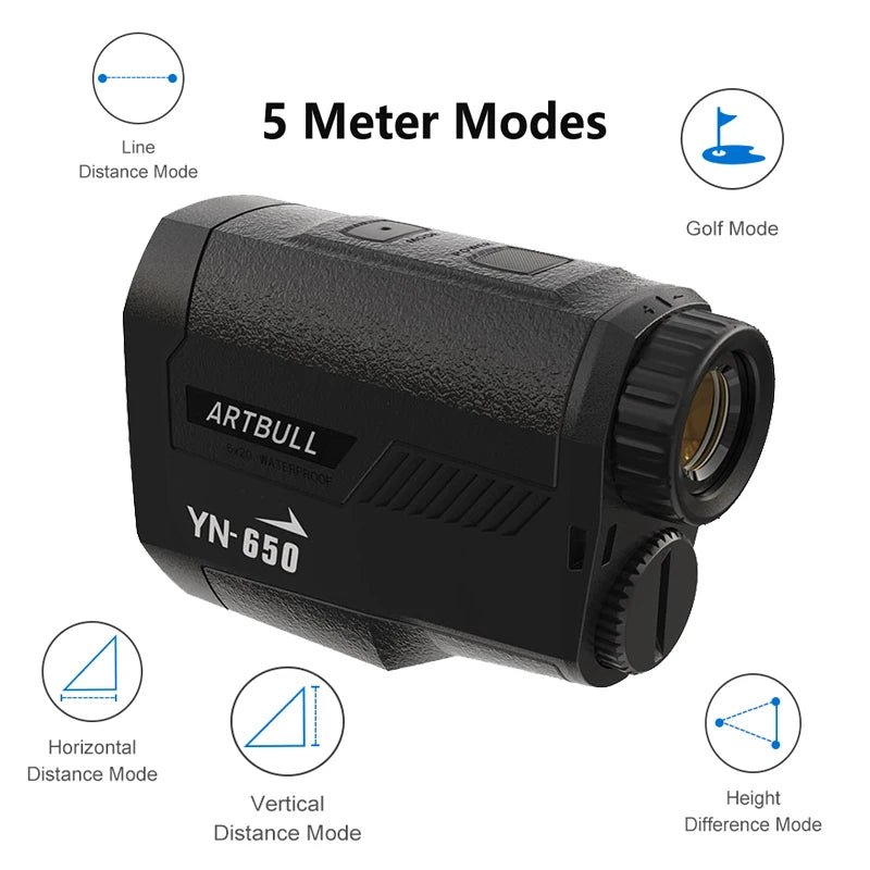 ARTBULL Laser Golf Rangefinder with Flag-Lock Technology - Smarsty