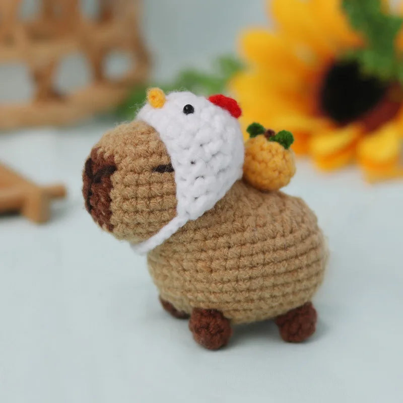 Capybara Crochet Kit for Beginners with Unique DIY Experience - Smarsty