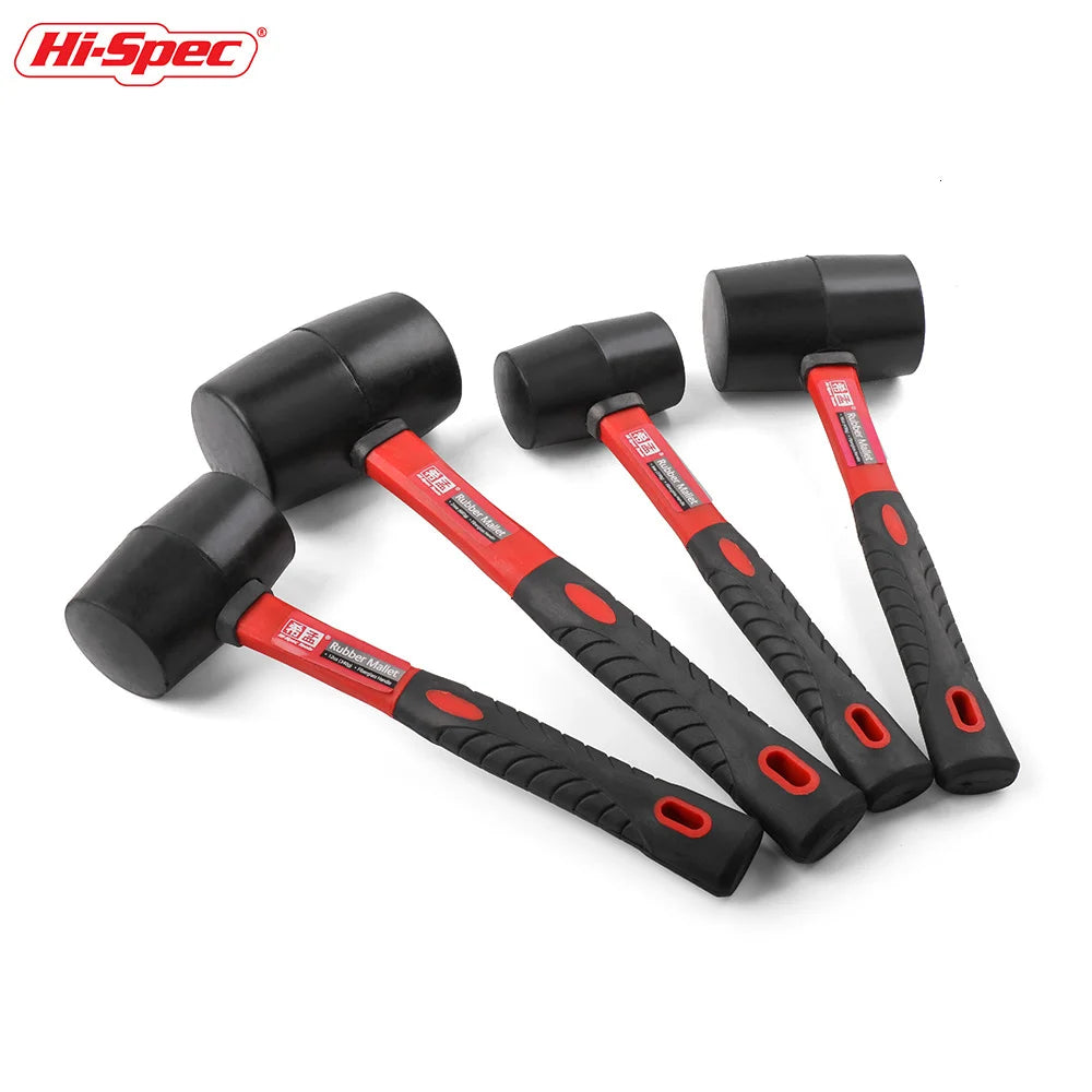 Hi-Spec Heavy Duty Rubber Mallet for Multi-Purpose Use - Smarsty