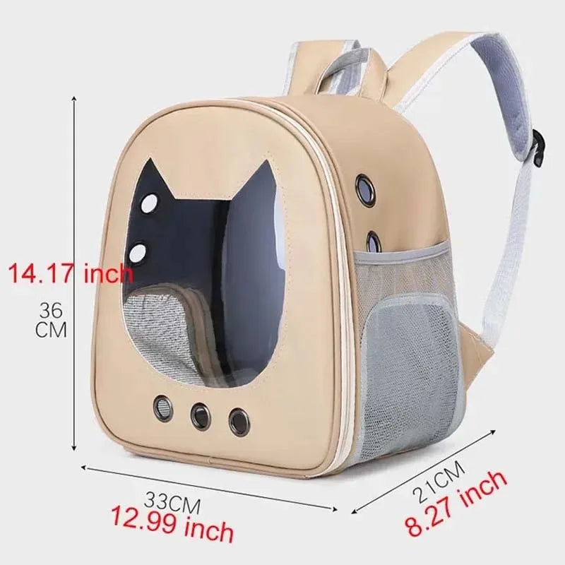 Portable Cat Carrier Backpack for Travel and Outdoor - Smarsty