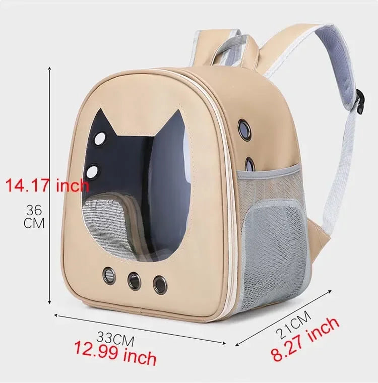 Portable Cat Carrier Backpack for Travel and Outdoor - Smarsty