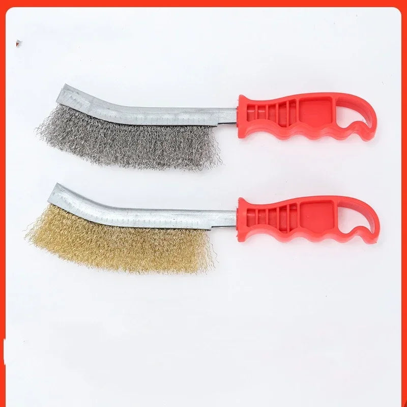 Brass Plated Steel Wire Brush For BBQ Grill Cleaning - Smarsty