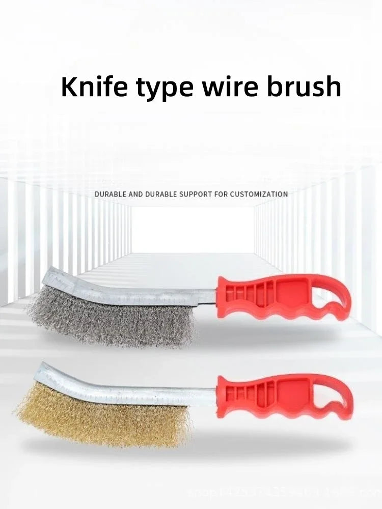 Brass Plated Steel Wire Brush For BBQ Grill Cleaning - Smarsty