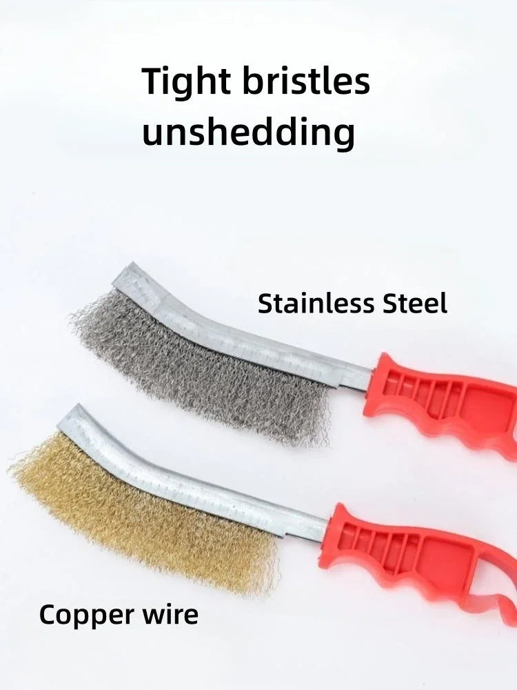 Brass Plated Steel Wire Brush For BBQ Grill Cleaning - Smarsty