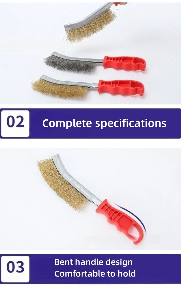 Brass Plated Steel Wire Brush For BBQ Grill Cleaning - Smarsty