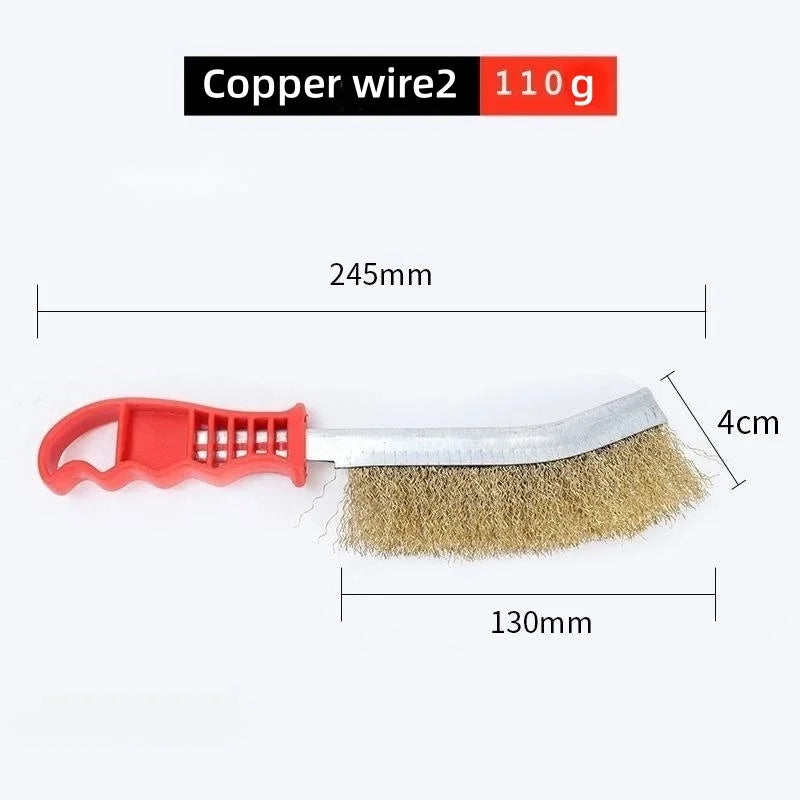 Brass Plated Steel Wire Brush For BBQ Grill Cleaning - Smarsty