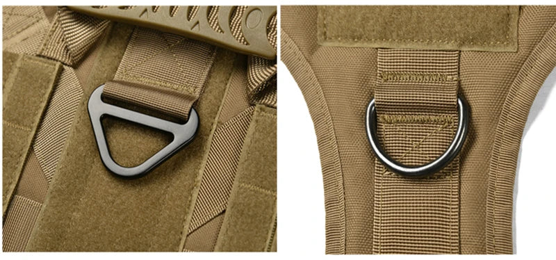 Tactical Dog Harness and Leash Set for All Breeds - Smarsty