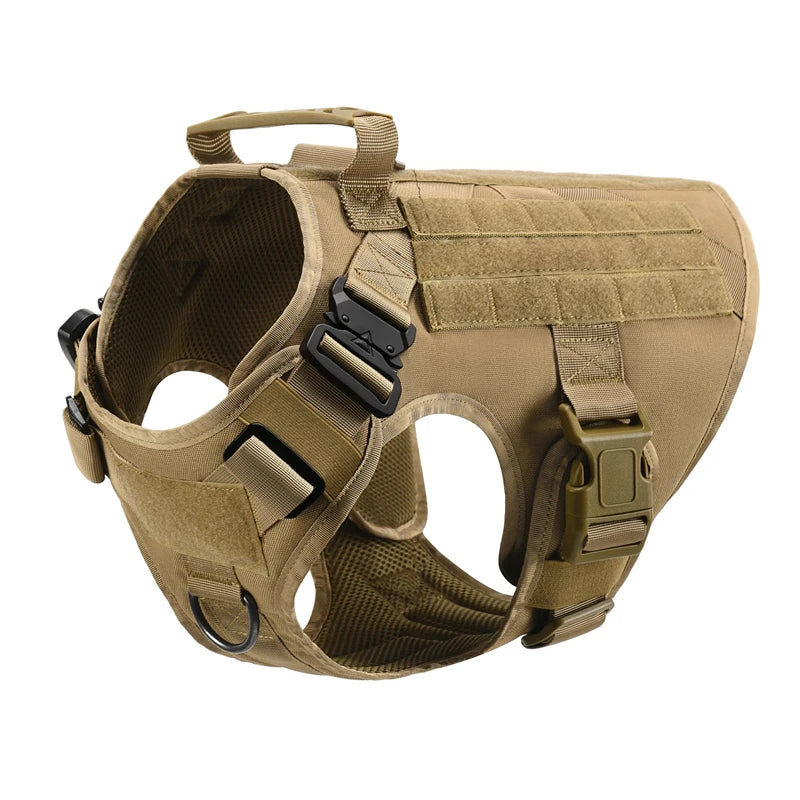 Tactical Dog Harness and Leash Set for All Breeds - Smarsty