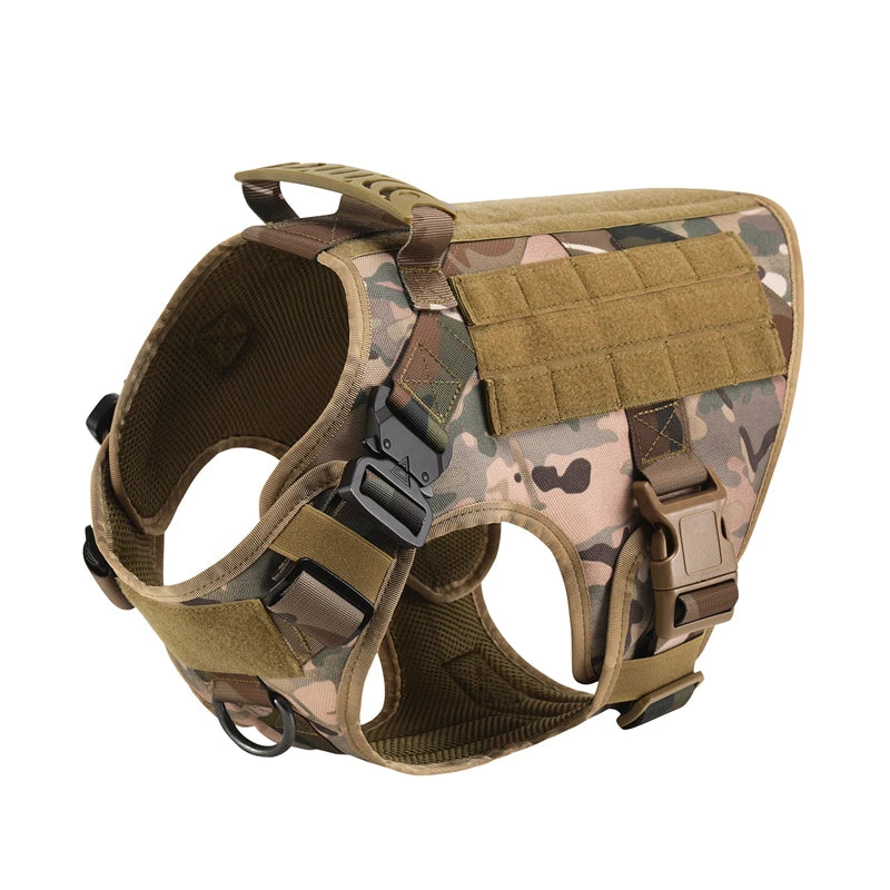 Tactical Dog Harness and Leash Set for All Breeds - Smarsty