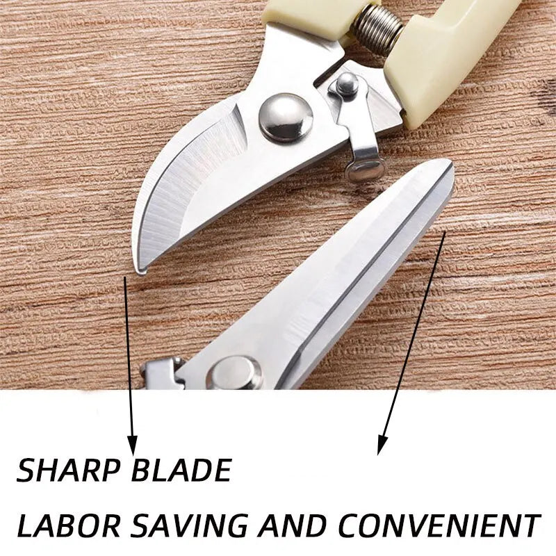 Stainless Steel Flower Scissors for Precise Cutting - Smarsty