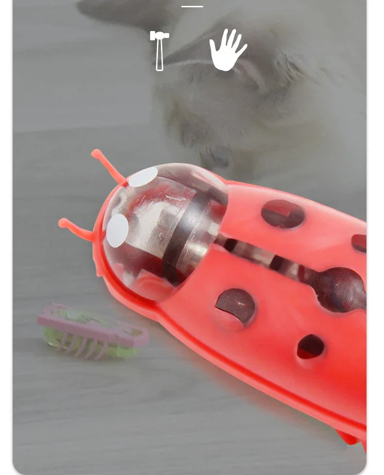 Funny Electric Catnip Bug Toy with Automatic Tunnel - Smarsty