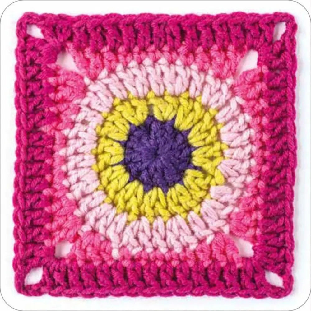 DIY Knitted Granny Square Pattern Card Set - Smarsty