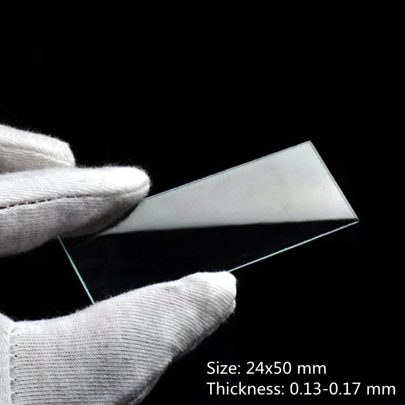 100PCS Microscope Glass Slides for Clear Viewing - Smarsty