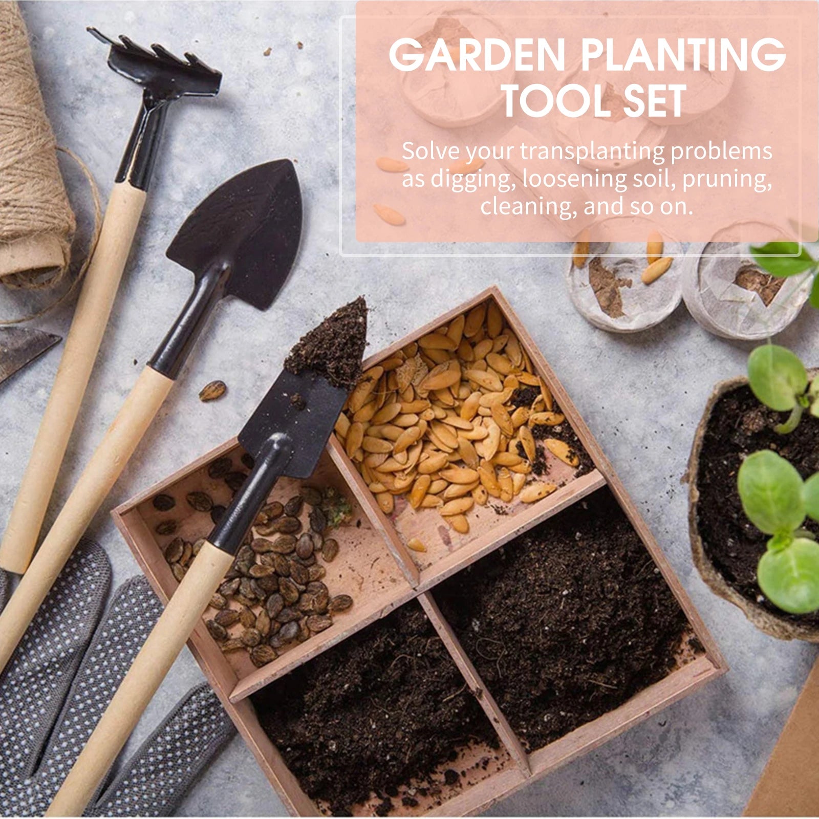 12PCS Garden Planting Tool Set for Easy Transplanting - Smarsty