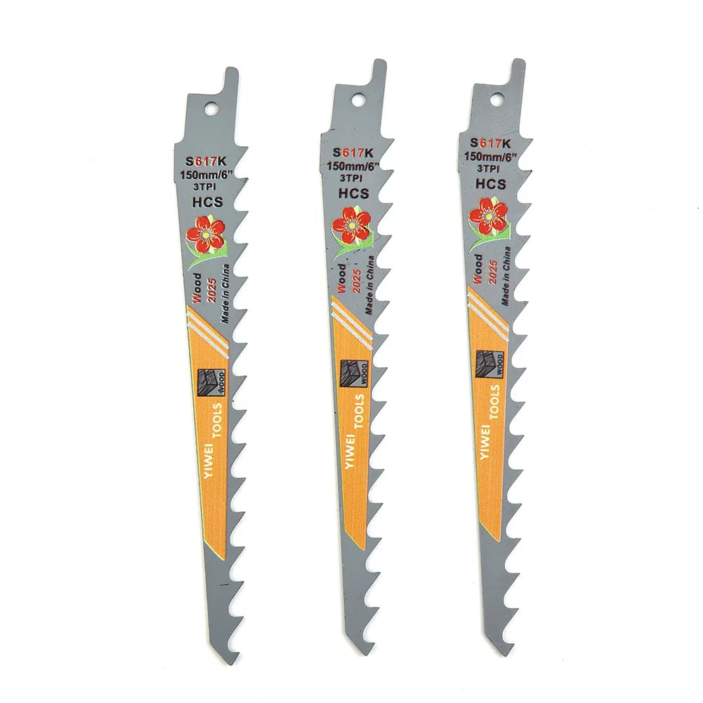 150mm Reciprocating Saw Blades for Wood Cutting - Smarsty