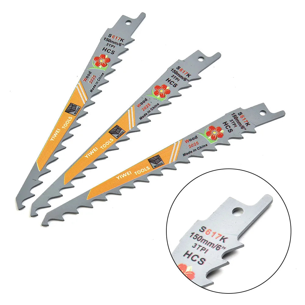 150mm Reciprocating Saw Blades for Wood Cutting - Smarsty