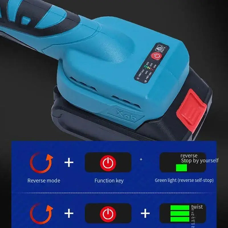 Brushless Cordless Ratchet Wrench 1100N.m Powerful Tool - Smarsty