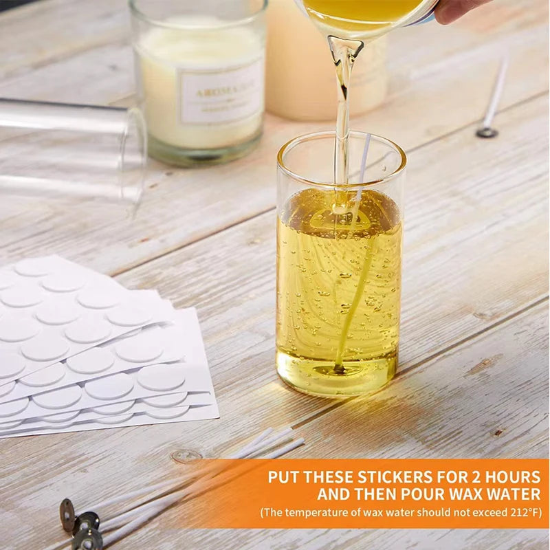 Candle Wick Stickers for Easy DIY Candle Making - Smarsty