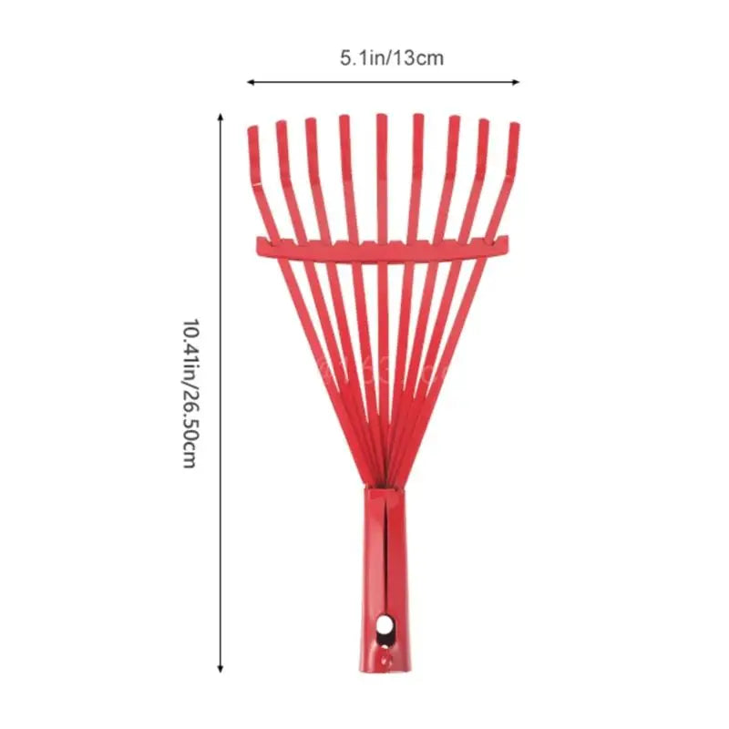 Carbon Steel Grass Rake for Efficient Leaf Cleaning - Smarsty