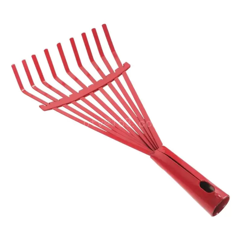 Carbon Steel Grass Rake for Efficient Leaf Cleaning - Smarsty