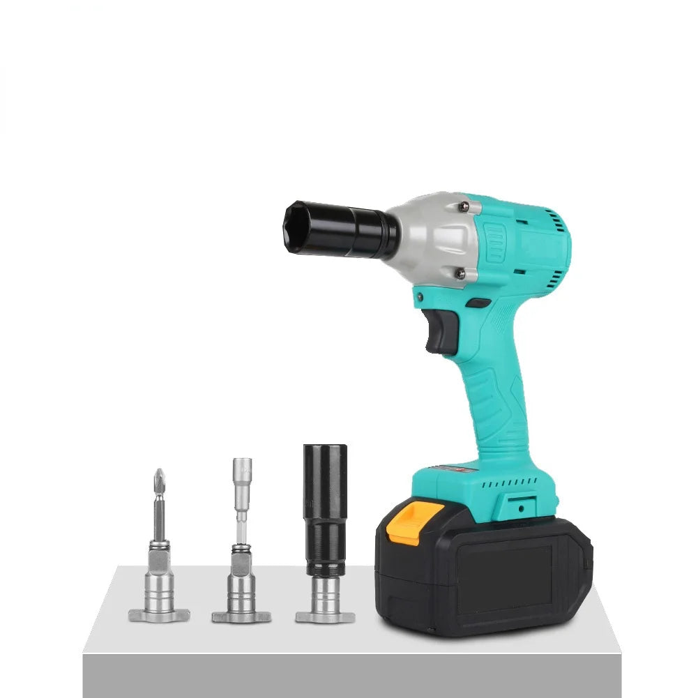 Cordless Electric Impact Wrench Shaft Accessories Dual Use - Smarsty