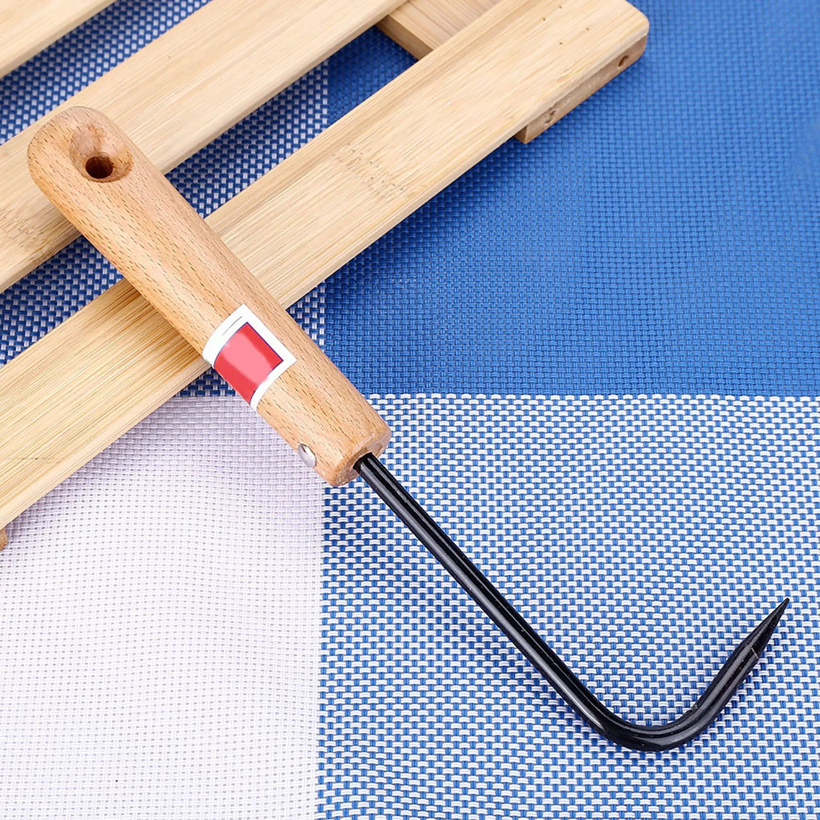 Durable Bonsai Root Hook with Ergonomic Wooden Handle - Smarsty