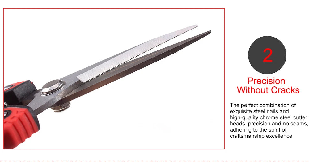 Stainless Steel Pruning Shears with Non Slip Handle - Smarsty