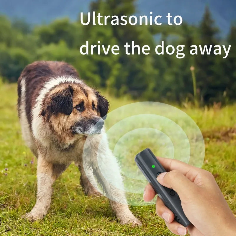 Ultrasonic Dog Repeller Portable Trainer with LED Light - Smarsty