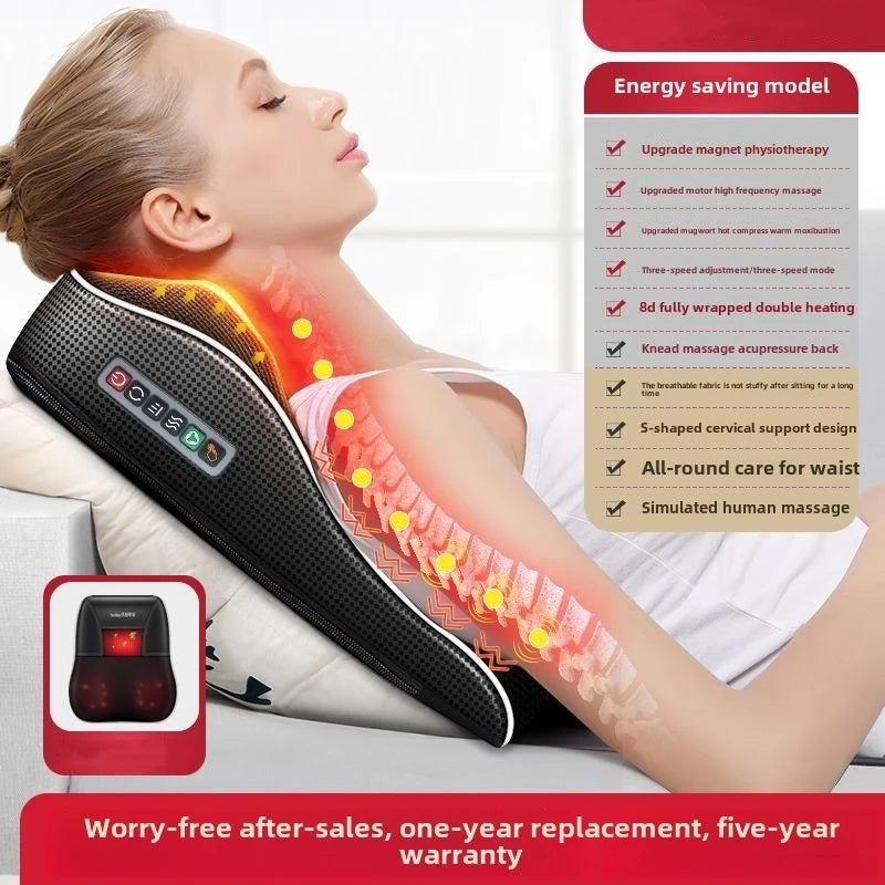 Electric Shiatsu Neck and Back Massager with Heating - Smarsty
