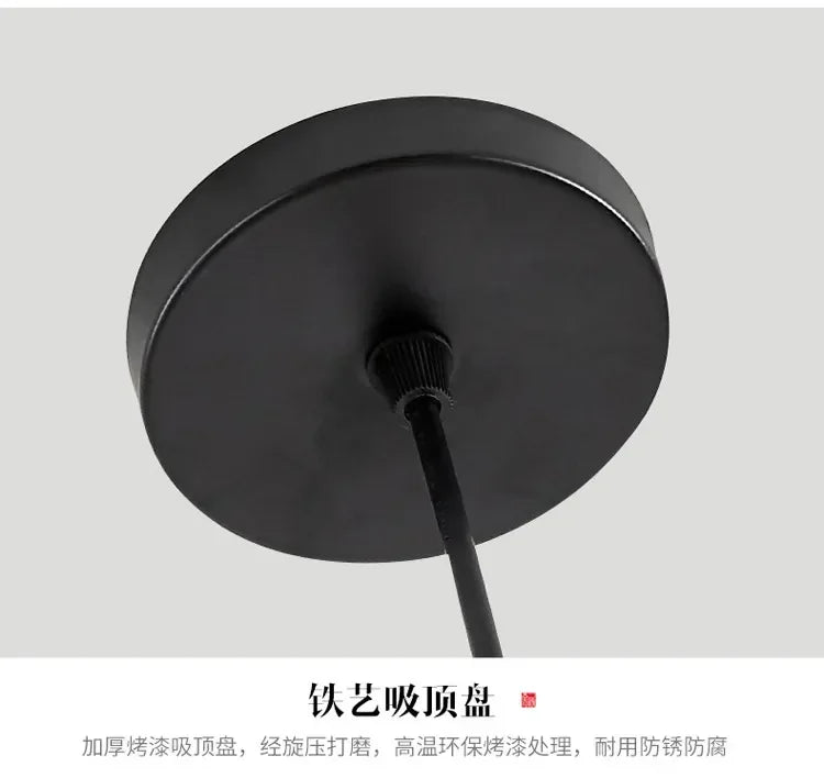 Handmade Bamboo LED Pendant Light Vintage Chandelier - Smarsty