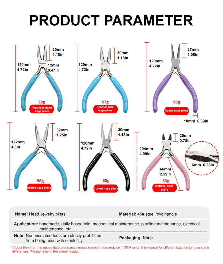 Jewelry Pliers for DIY Projects Durable End Cutting Tool - Smarsty