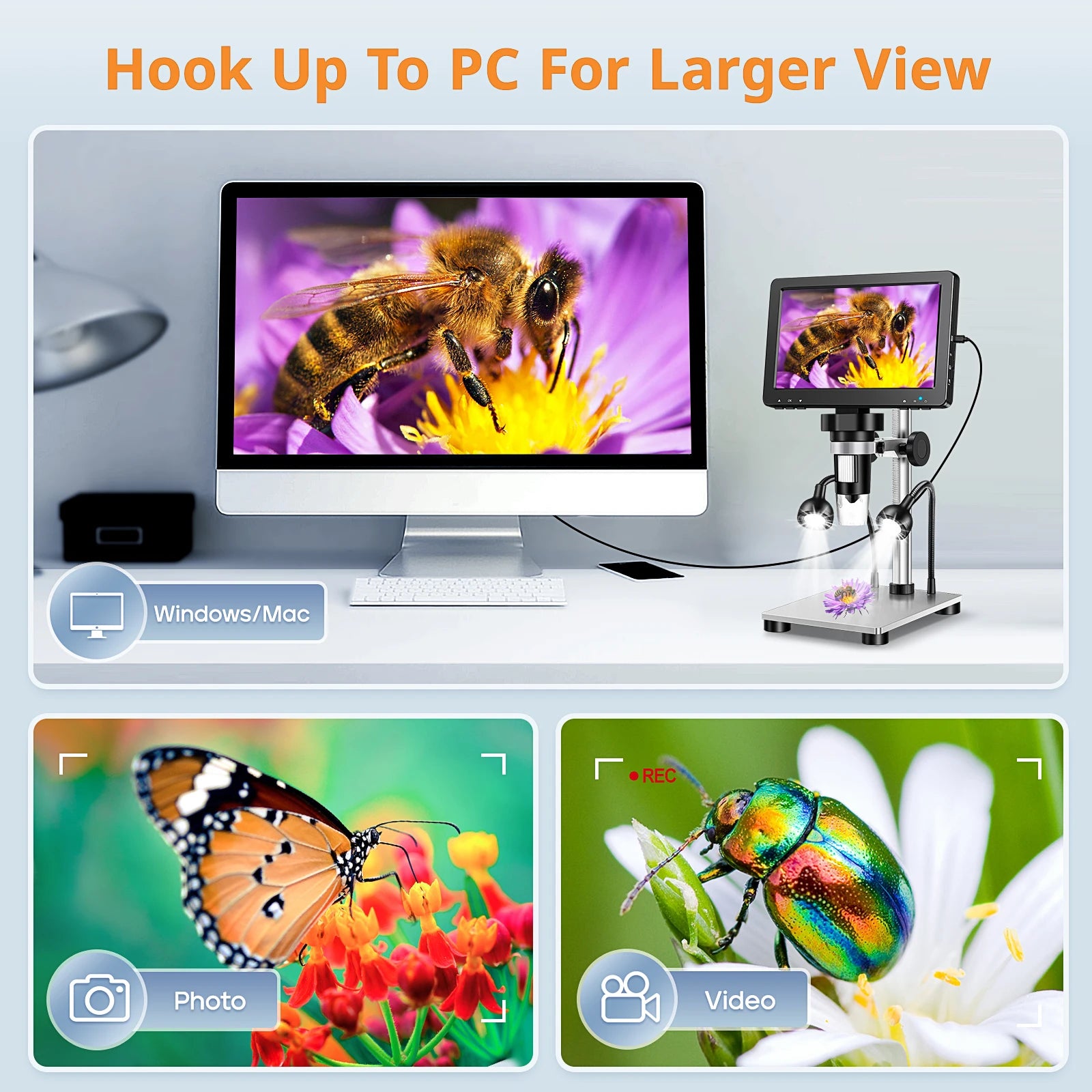 Hayve 1200X Digital Microscope for High Definition Repairs - Smarsty