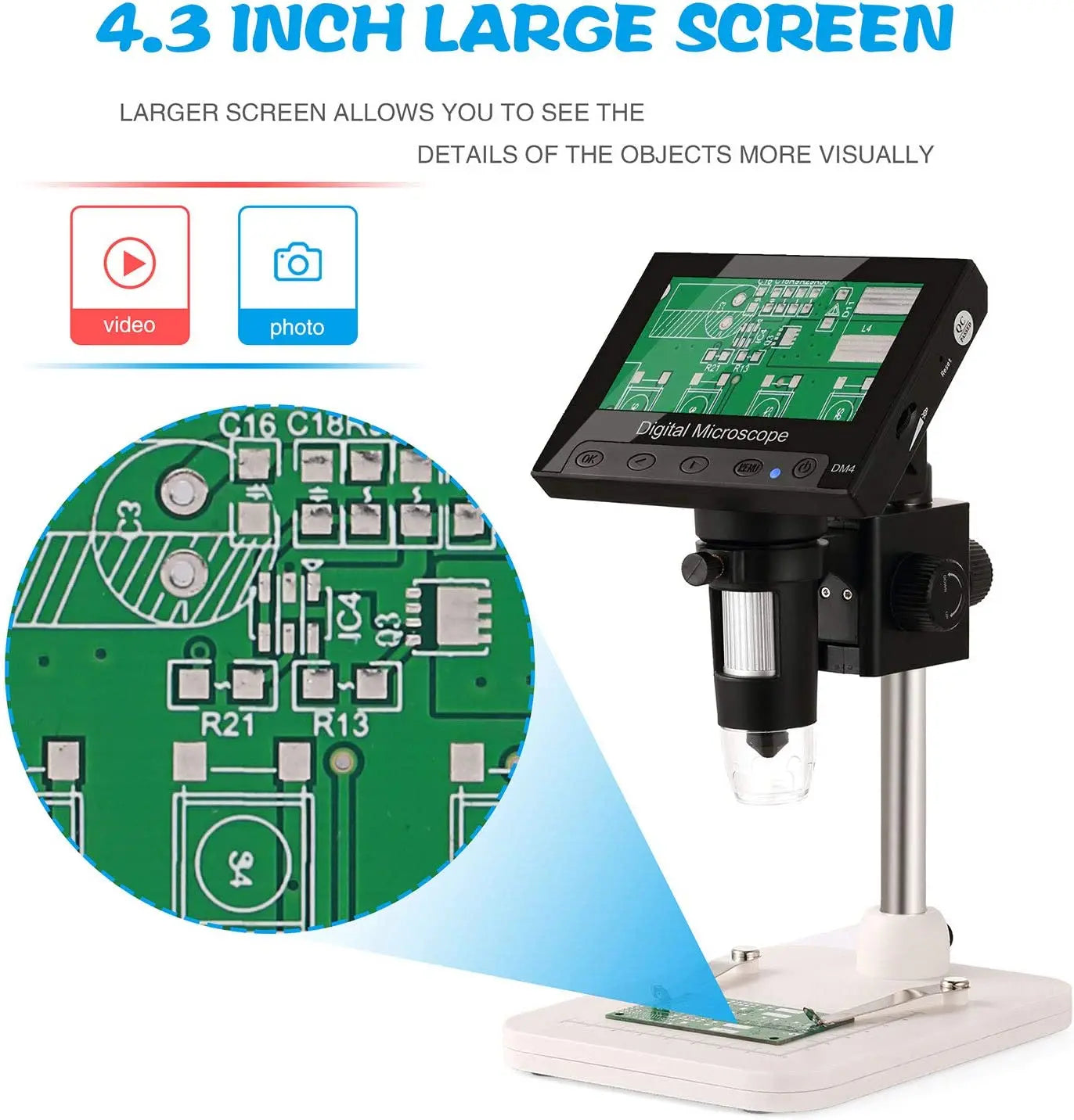 Hayve 1200X Digital Microscope for High Definition Repairs - Smarsty