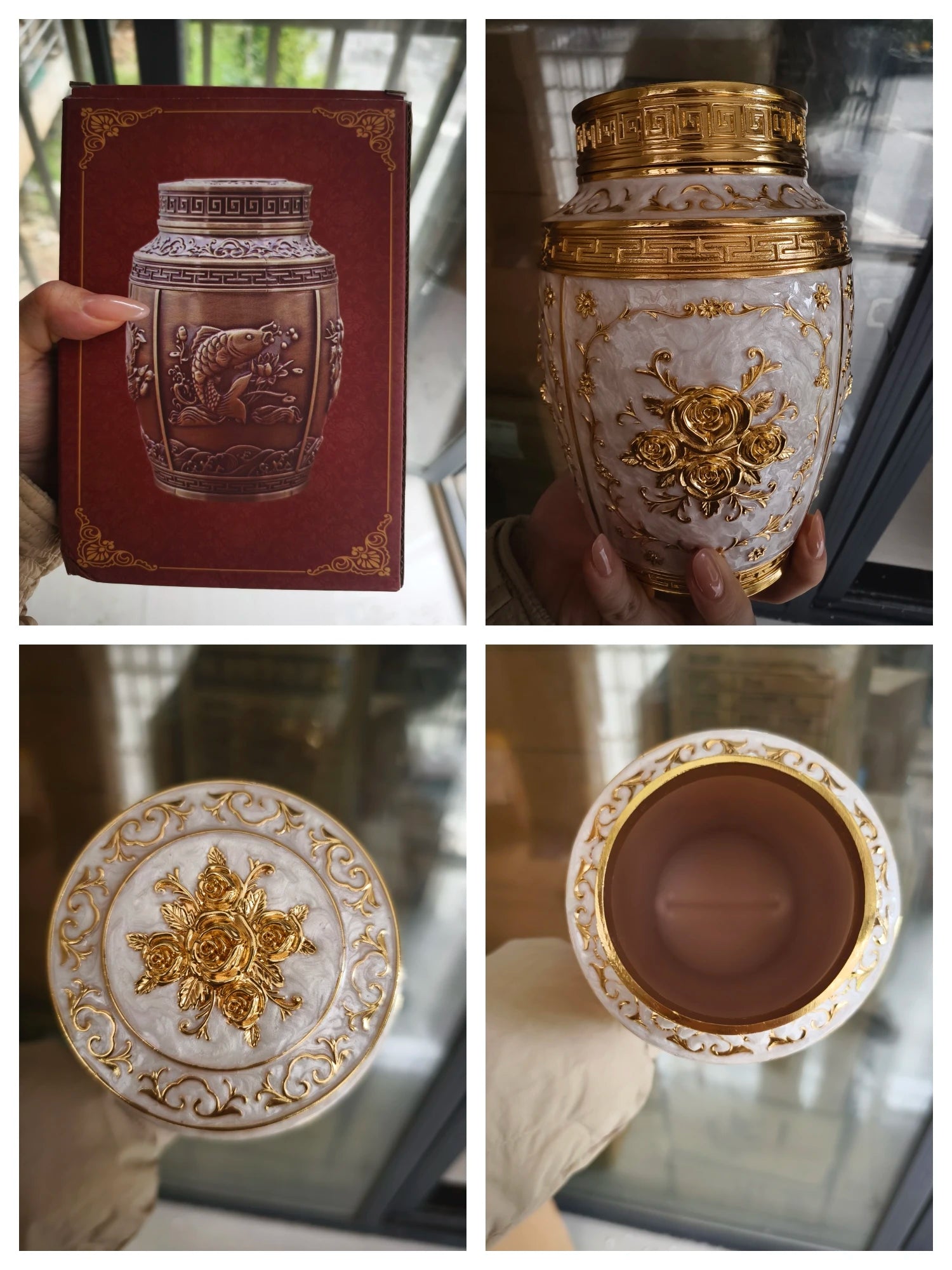 Pet Memorial Ashes Canister with Elegant Design - Smarsty