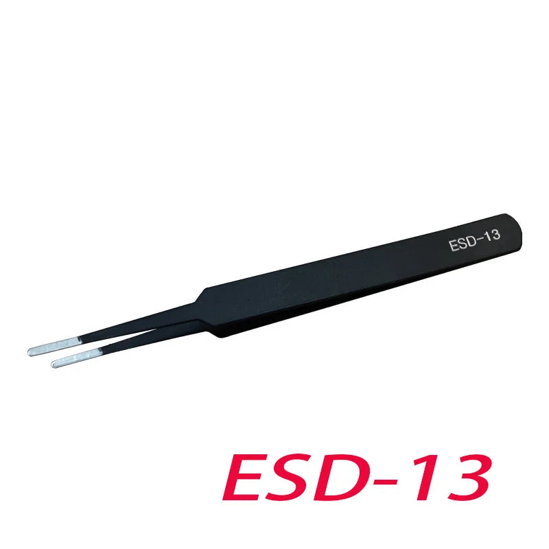 Precision Anti-Static Stainless Steel Tweezers Set - Smarsty