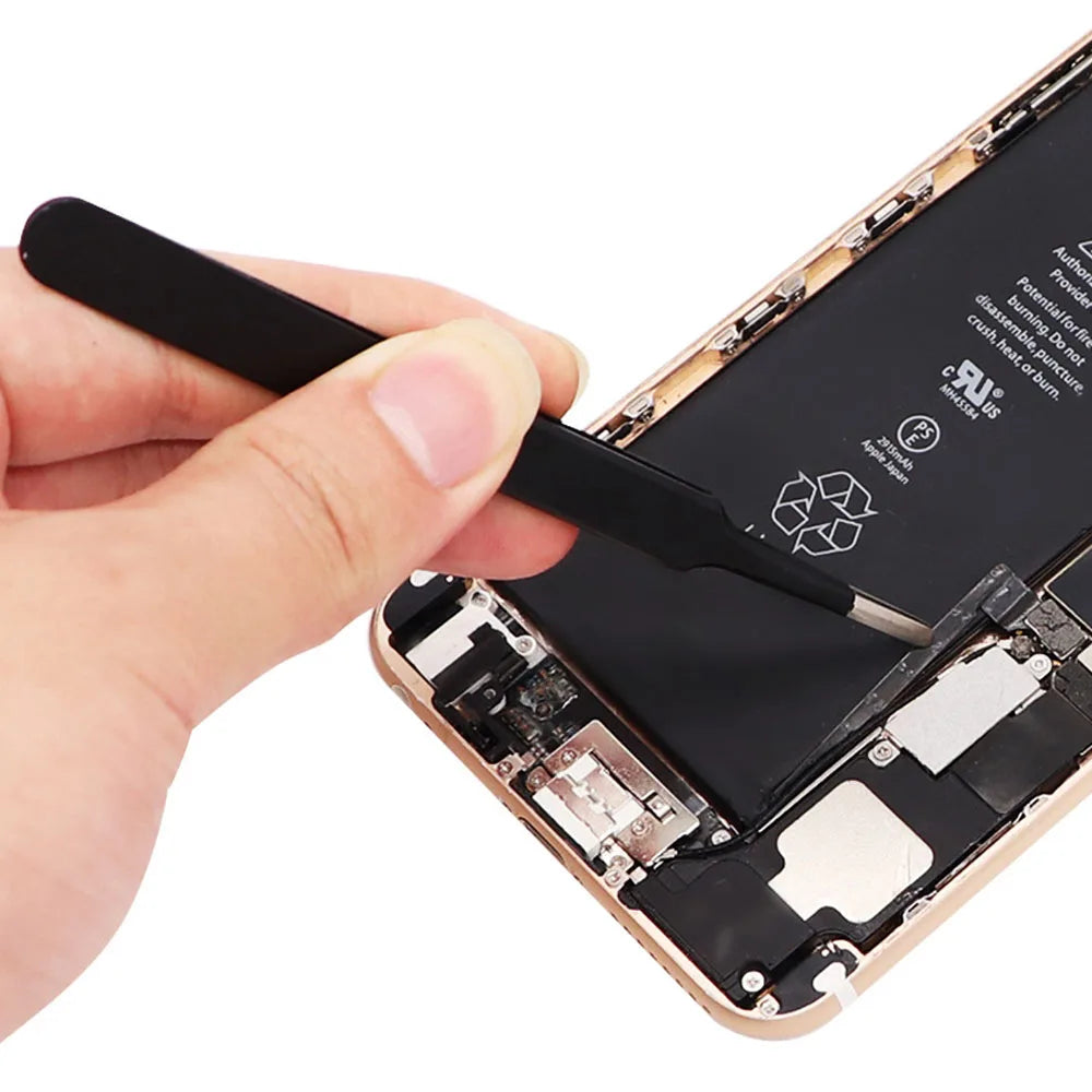 Precision Anti-Static Stainless Steel Tweezers Set for Repair - Smarsty