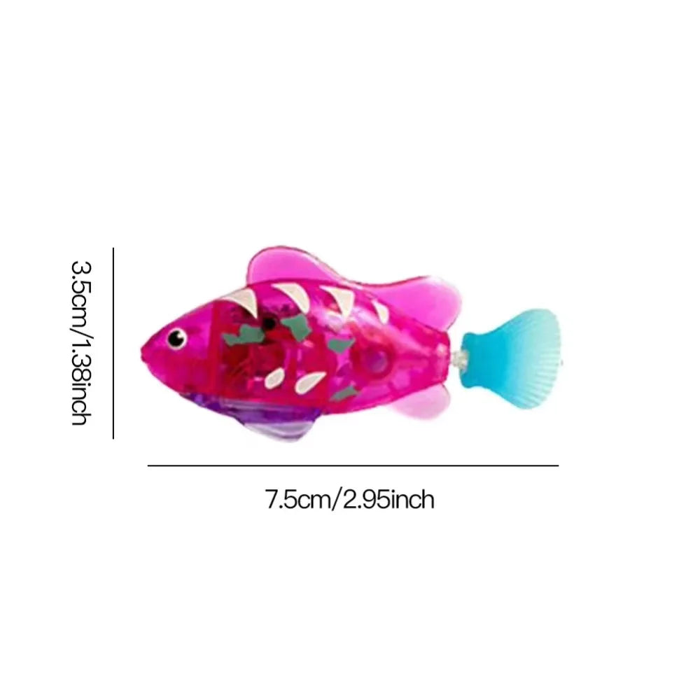 Interactive LED Cat Toy Swimming Robot Fish - Smarsty