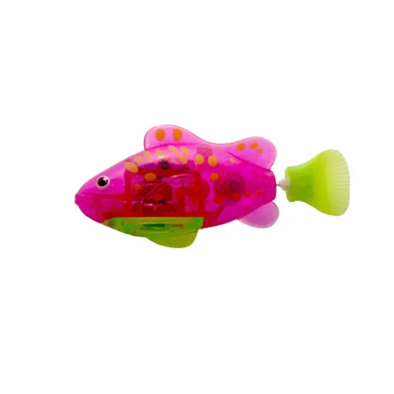 Interactive LED Cat Toy Swimming Robot Fish - Smarsty