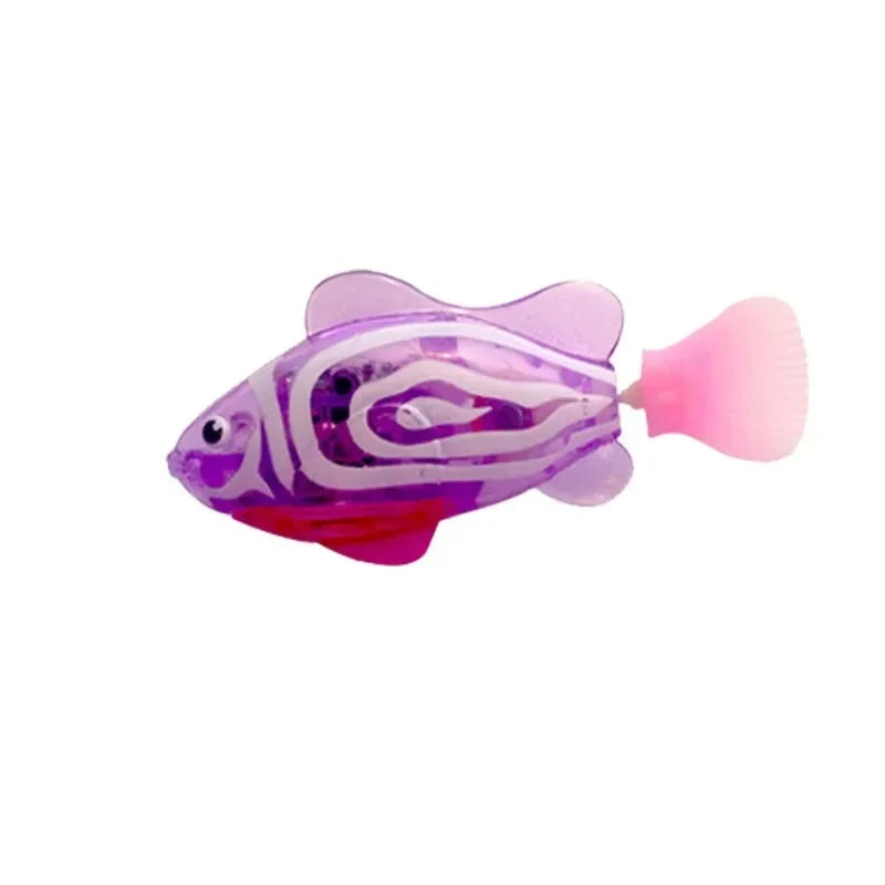 Interactive LED Cat Toy Swimming Robot Fish - Smarsty