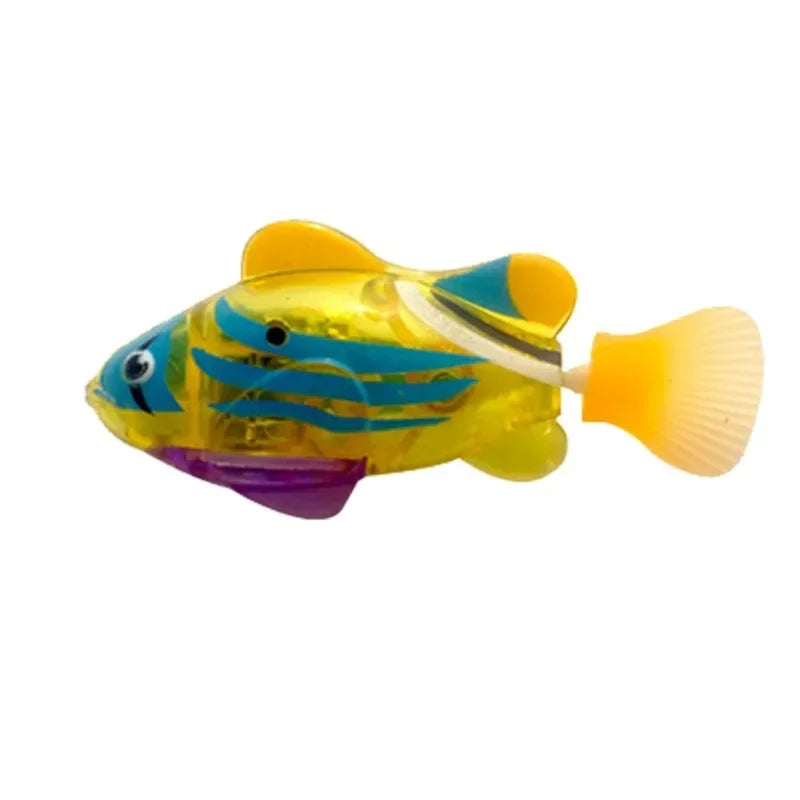 Interactive LED Cat Toy Swimming Robot Fish - Smarsty