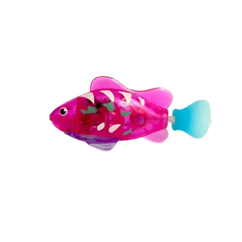 Interactive LED Cat Toy Swimming Robot Fish - Smarsty