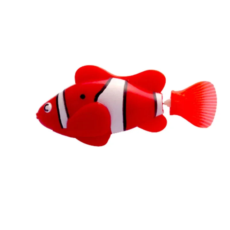 Interactive LED Cat Toy Swimming Robot Fish - Smarsty