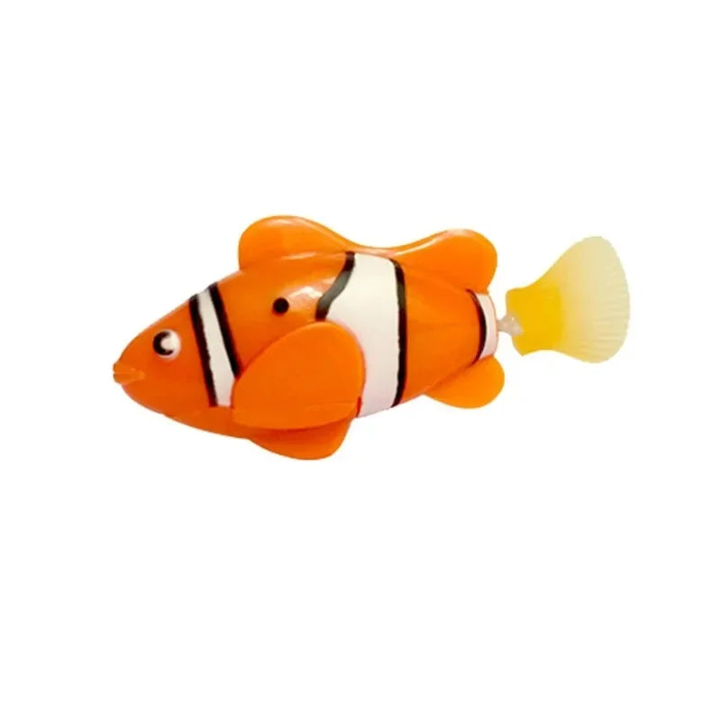 Interactive LED Cat Toy Swimming Robot Fish - Smarsty