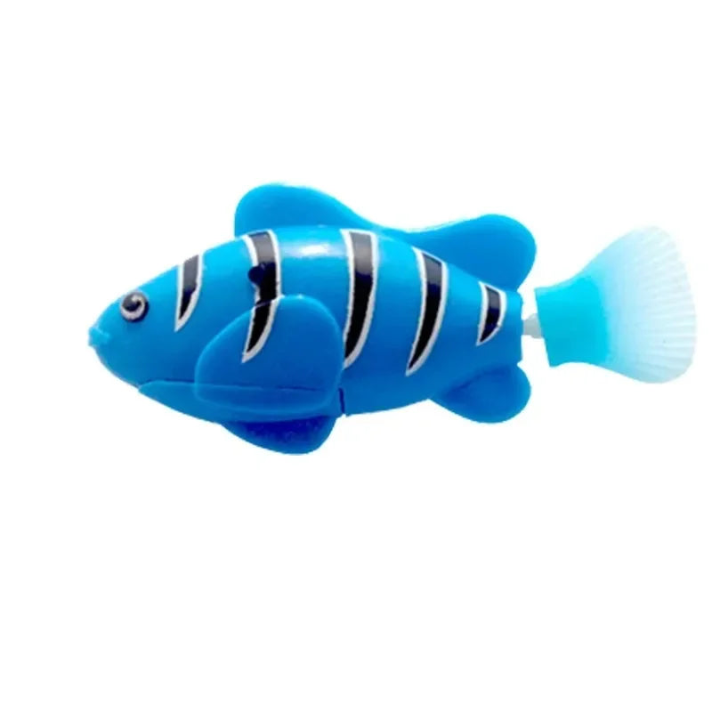 Interactive LED Cat Toy Swimming Robot Fish - Smarsty