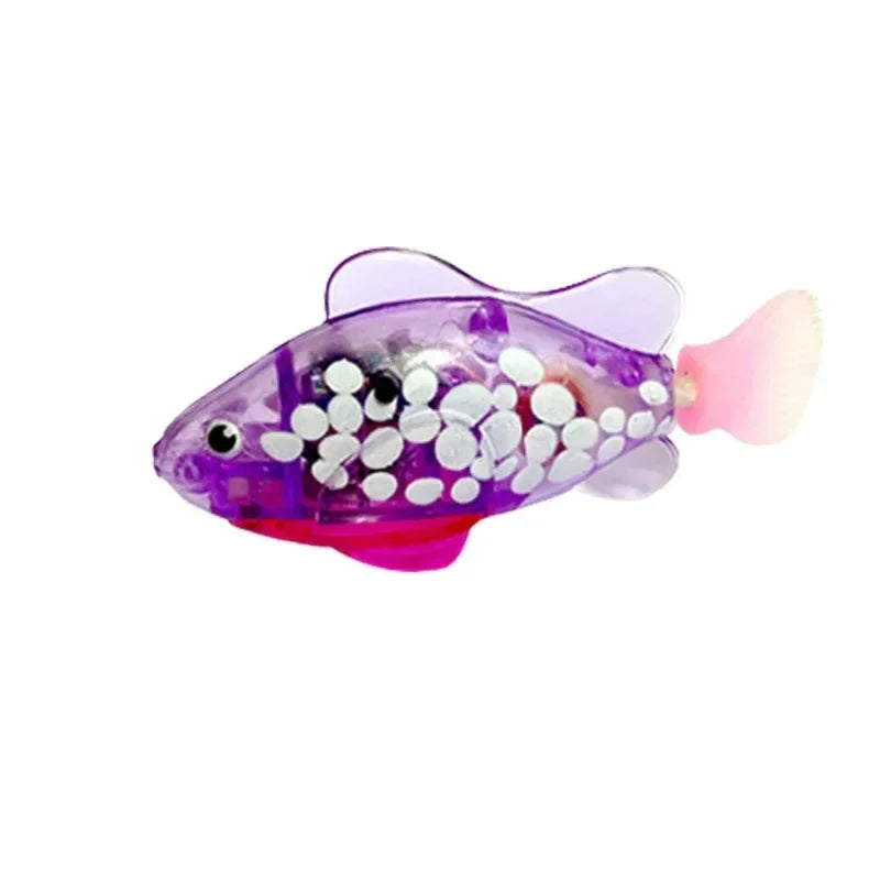 Interactive LED Cat Toy Swimming Robot Fish - Smarsty